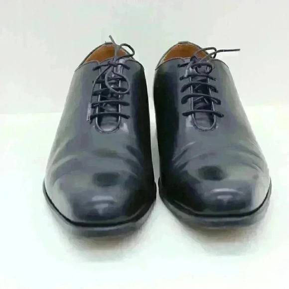 John Fluevog Twin Turbines 104 Prince St Men's Black Leather Oxford Shoe Sz M7.5 - Picture 5 of 12